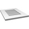 Ekena Millwork Vertical Surface Mount PVC Gable Vent: Non-Functional, w/ 3-1/2"W x 1"P Standard Frame, 16"W x 20"H GVPVE16X2001SN - alternate 5